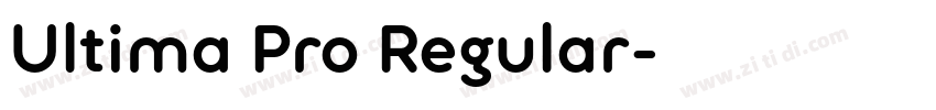 Ultima Pro Regular字体转换